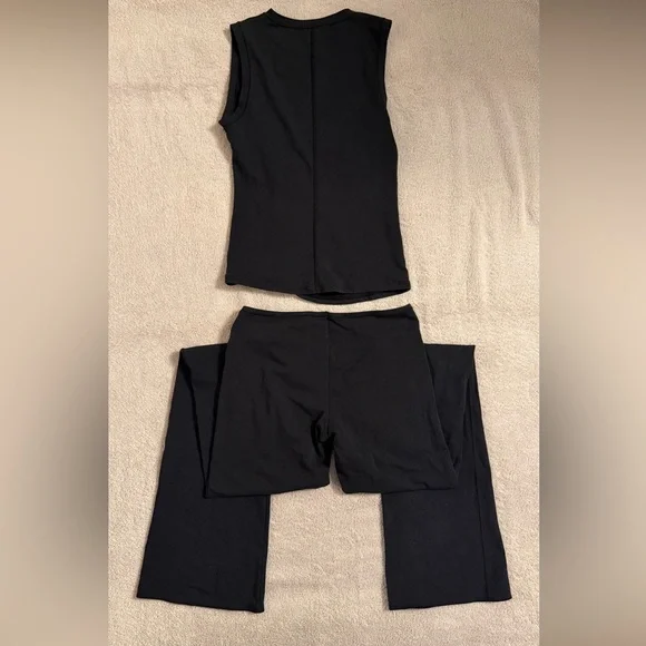 SKIMS - Valentines Heart Cotton Blend Jersey Set Small Top & XS Pants - Picture 8 of 11